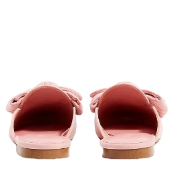 J. Crew Sueded Bow Mules, Sweet Rose Pink - Picture 4 of 7